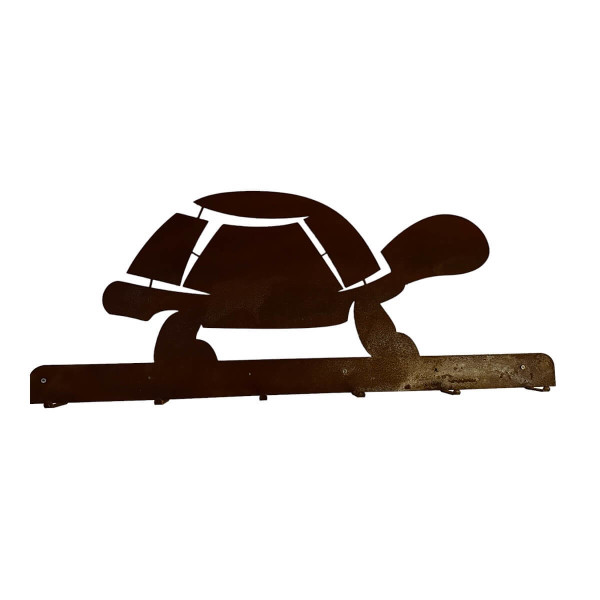 Garderobe - Schildkröte Logo - 925 x 365 mm aus Stahl 3 mm