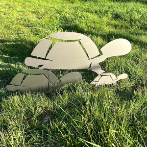 Gartenstecker - Schildkröte Logo