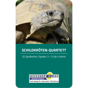 Schildkr&ouml;ten Quartett Kartenspiel